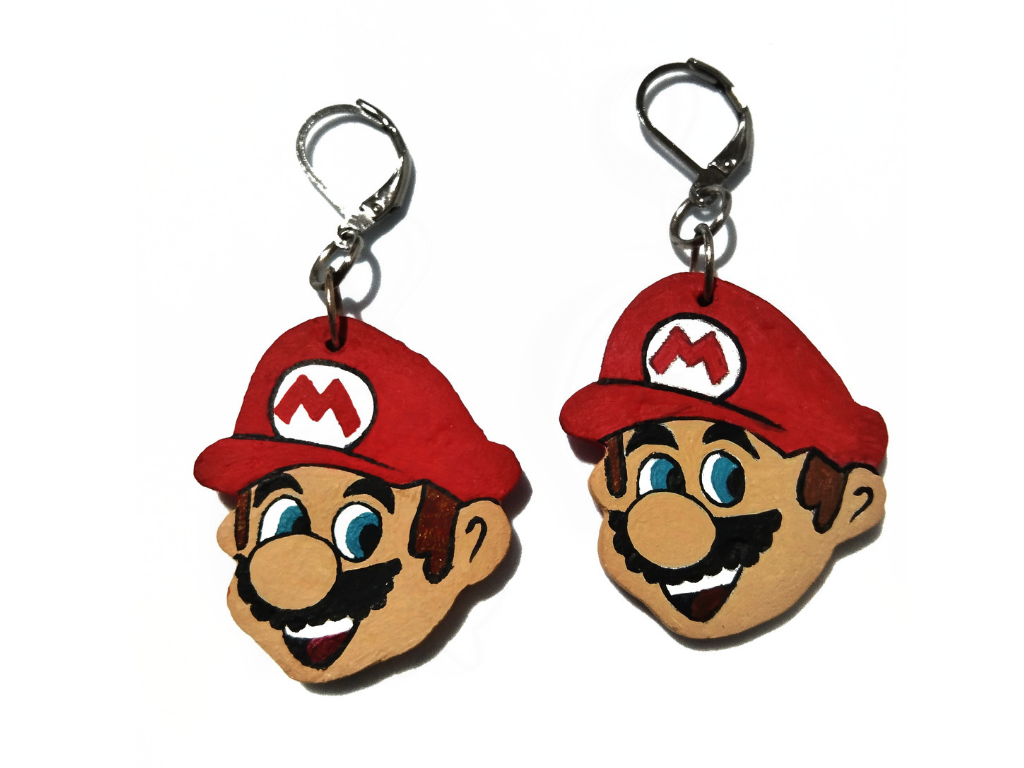 Aretes Mario Bros