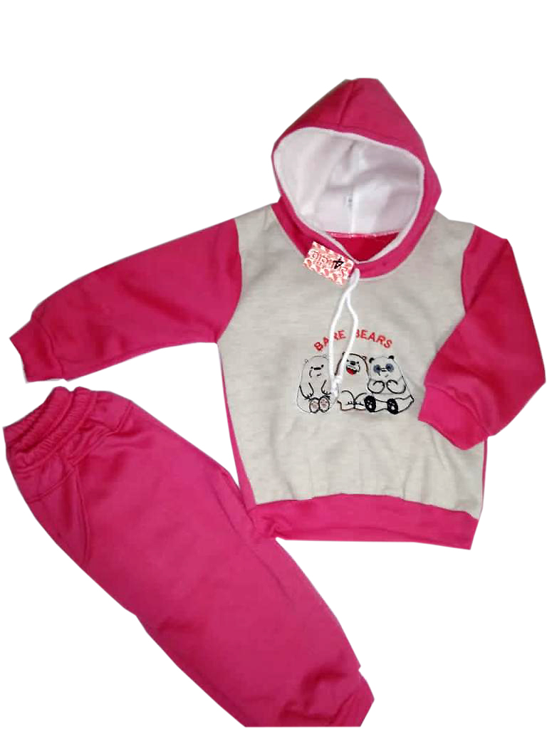 Sudadera para niña en algodón perchado 